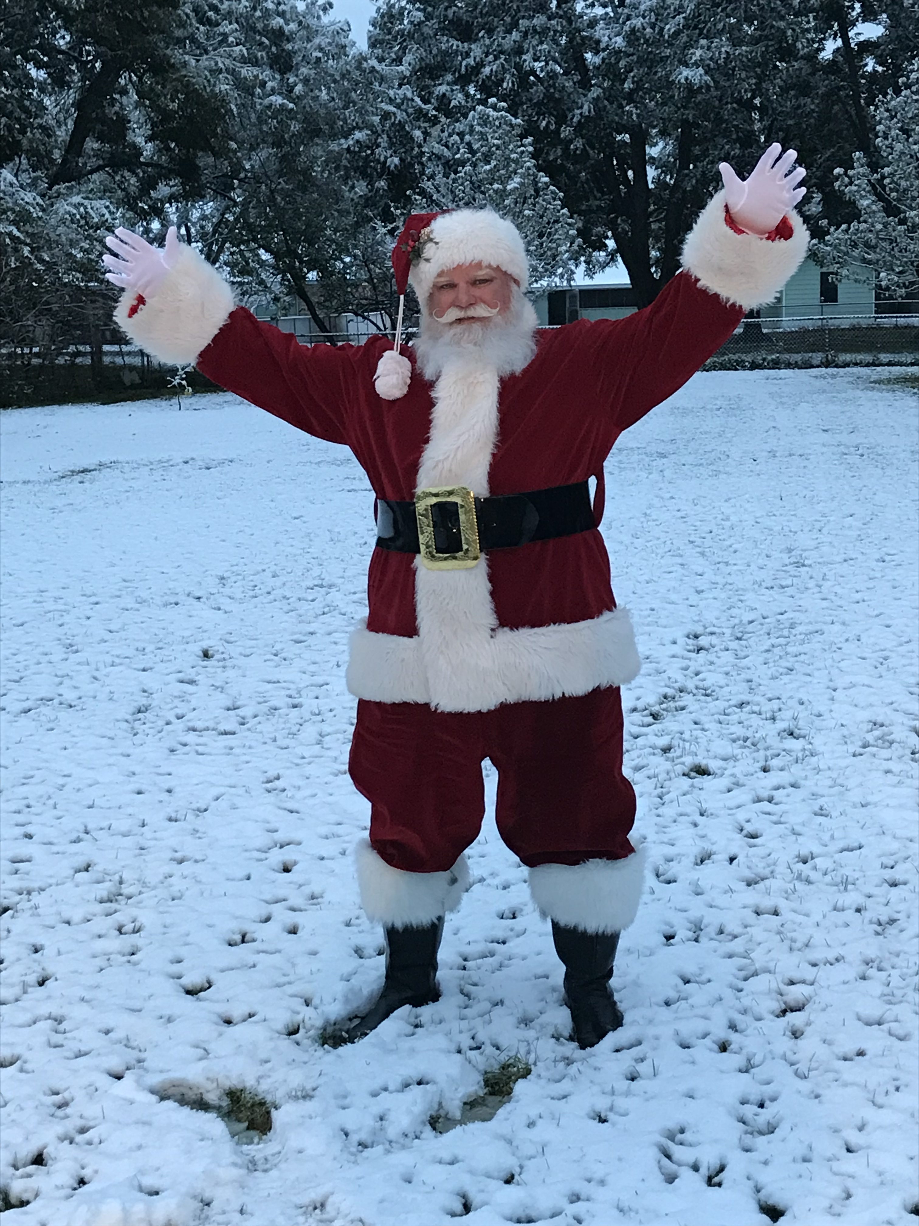 Santa in the Snow