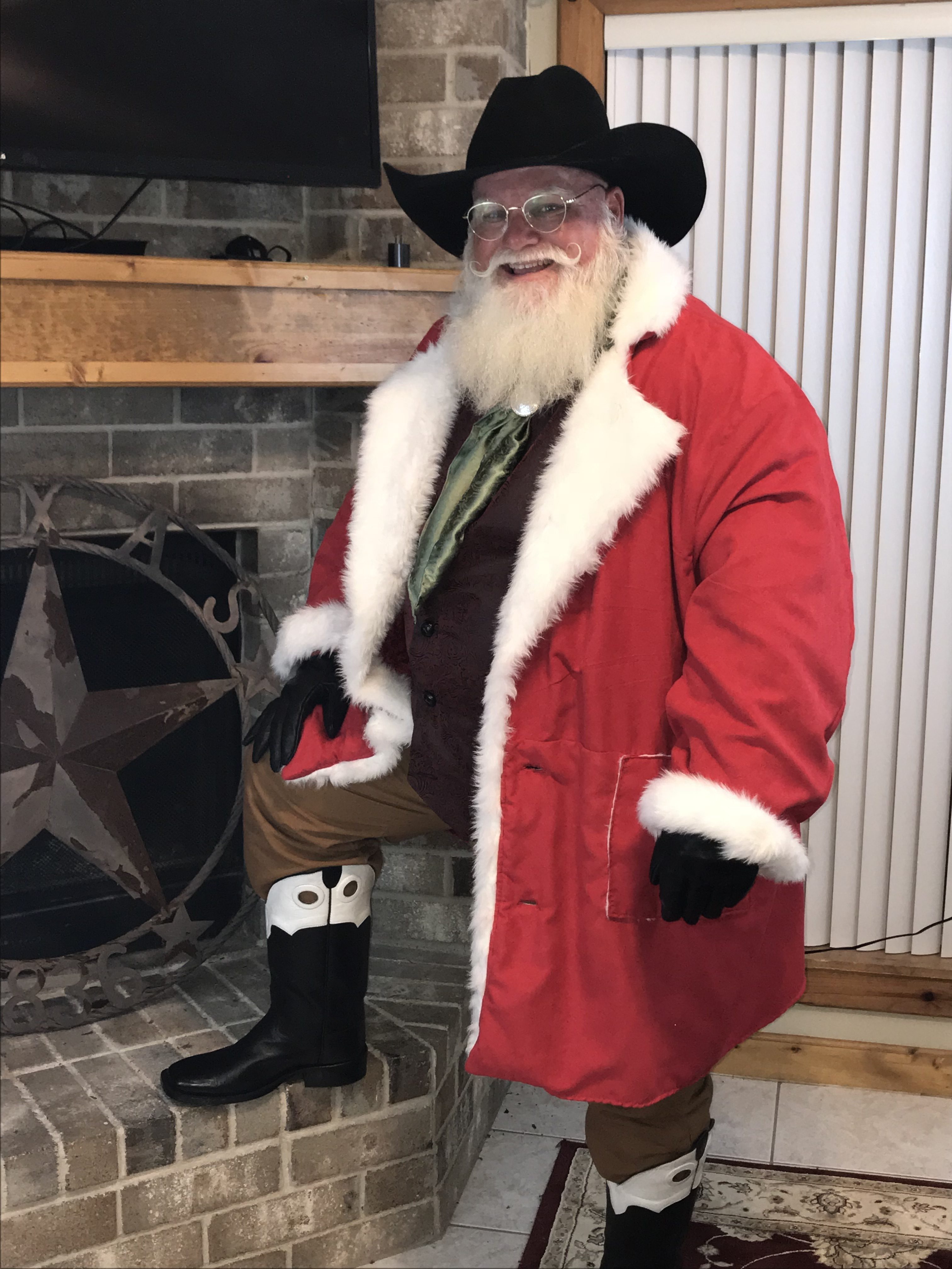 Full Cowboy Santa Suit