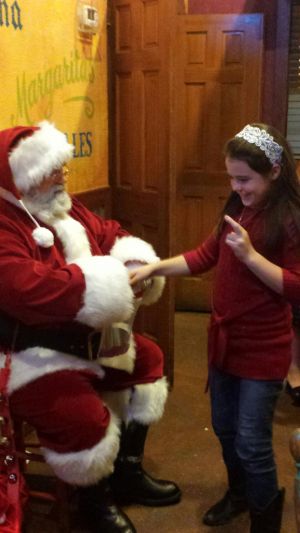 Santa Meeting Child